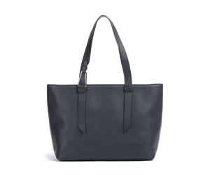 Coccinelle Malory | Bolsa shopping | azul | cuero de vaca graneado