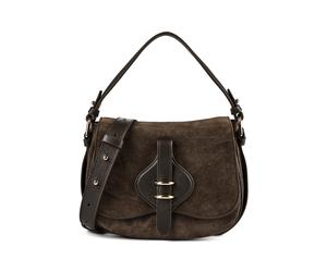 Coccinelle Mavery Bolsa de hombro Piel natural 22 cm verde oliva
