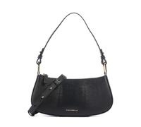 Coccinelle Merveille Lizard | Bolso de hombro | negro | piel de vaca gofrada