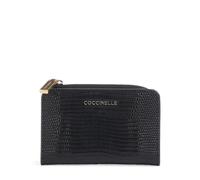 Coccinelle Metallic Lizard RFID Monedero negro, cuero, mujer