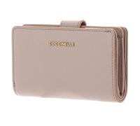 COCCINELLE Metallic Soft Mini Wallet Grained Leather Rosette