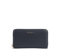 Coccinelle Metallic Soft | Monedero | azul | cuero graneado