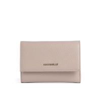 Coccinelle Metallic Soft | Monedero | beige | cuero graneado