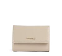 Coccinelle Metallic Soft | Monedero | beige | cuero graneado