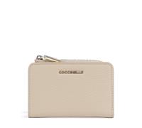Coccinelle Metallic Soft | Monedero | beige | cuero graneado