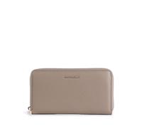 Coccinelle Metallic Soft | Monedero | gris | cuero graneado