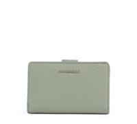 COCCINELLE Metallic Soft Mini Wallet Grained Leather Greenery