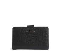 Coccinelle Metallic Soft | Monedero | negro | cuero de vaca graneado