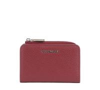 Coccinelle Metallic Soft Monedero rojo oscuro, cuero, mujer