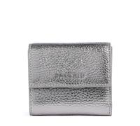 Coccinelle Metallic Soft RFID Monedero plata, cuero, mujer