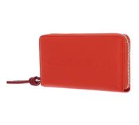 COCCINELLE Metallic Soft Wallet Grained Leather Gazpacho/Sangria
