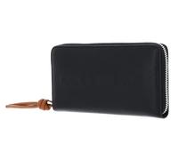 COCCINELLE Metallic Soft Wallet Grained Leather Noir/Cuir