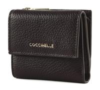 Coccinelle Metallic Soft RFID Monedero ciruela, cuero, mujer