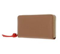 COCCINELLE Metallic Soft Wallet Grained Leather Skin/Gazpacho