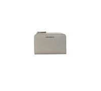COCCINELLE Cuero Monedero Metallic Soft Wallet Eucalipto Gris Verdoso