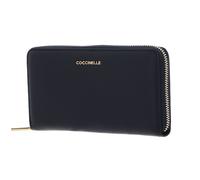 COCCINELLE Metallic Soft Wallet Grained Leather Midnight Blue