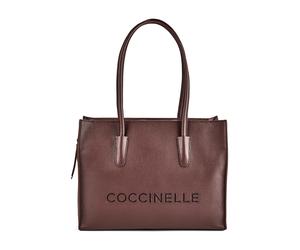 Coccinelle Myrtha Bolsa de compras Piel natural 36 cm rojo