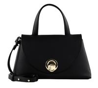 COCCINELLE Nikla Handbag Double Grainy Leather Noir/Cognac