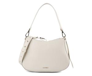 Coccinelle Nory Bolsa de hombro Piel natural 30 cm blanco