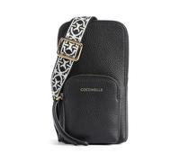 Coccinelle Pixie Bolsa para móvil negro, cuero, mujer