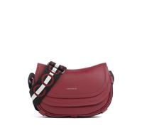 Coccinelle Raquel Bandolera rojo oscuro, cuero, mujer