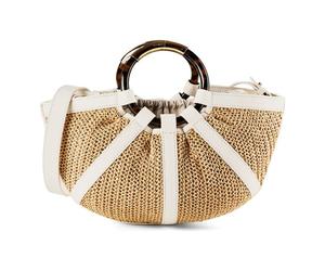 Coccinelle Shell Bolsa de compras 42.5 cm blanco
