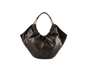 Coccinelle Smash Bolsa de compras Piel natural 21 cm negro