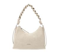 COCCINELLE Suede Bimaterial Shoulderbag Sandshell