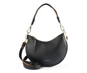 Coccinelle Sunup Bolsa de hombro Piel natural 25.5 cm negro