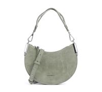 Coccinelle Sunup Suede Bolso de hombro gris-verde, Rauleder, mujer