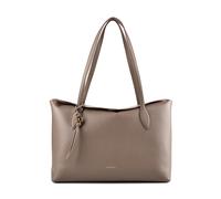 Coccinelle Thess Bolsa de hombro Piel natural 45 cm gris