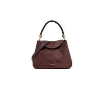 Coccinelle Tiggy - Bolso de mano de piel y ante, 34 x 24 x 12,5 cm | Correa desmontable, cierre con solapa magnética, 3 compartimentos, asa trenzada, estilo casual y elegante