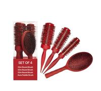 Cocco Aura Brush Set Rojo 4pz - set de cepillos