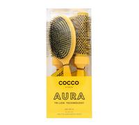 Cocco Aura Brush Set Yellow 4pz - set de cepillos