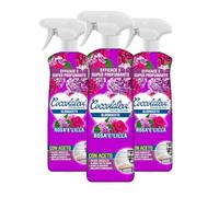 COCCOLATEVI BloomAceto Rosa y Lila, Pack de 3 x 750 ml, Detergente Antical natural con Vinagre, Limpiador Multiusos para Superficies Brillantes y sin Manchas