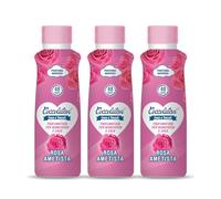 COCCOLATEVI Perfumador Ropa Lavadora rosa amatista, 3 paquetes de 300 ml, para usar como fragancia para la colada, fragancia doméstica o limpiador de suelos