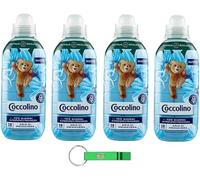 Coccolino Ammorbidente Concentrato Aria di Primavera - Suavizante concentrado para ropa muy suave, 28 lavados, 645 ml + llavero Beni Culinari gratuito