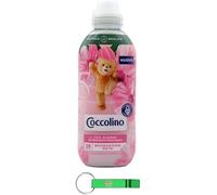 Coccolino Ammorbidente Concentrato Sensazione Seta, Suavizante concentrado para ropa muy suave, 28 lavados, 645 ml + llavero Beni Culinari gratuito