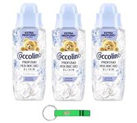 Coccolino Perfume para la colada Profumo per Bucato Elixir Delicato - Perfume líquido para la ropa 342 ml + llavero Beni Culinari gratuito