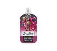 Coccolino Suavizante concentrado de flores de tiaré y frutas rojas, suavizante para lavadora Intense Care con tecnología Pro-Fibras, formato XXL hasta 76 lavados, 1750 ml