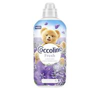 Coccolino Suavizante concentrado lavanda mediterránea, suavizante para lavadora, suavidad natural, frescor largo, 41 lavados, 8 x 952 ml