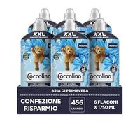 Coccolino Suavizante concentrado Aire de primavera Stay Fresh XXL 6 x 1750 ml (hasta 456 lavados)
