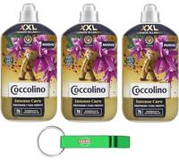 Coccolino XXL Ammorbidente Concentrato Sandalo e Caprifoglio, suavizante concentrado, 76 lavados, 1750 ml + llavero Beni Culinari gratuito