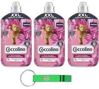 Coccolino XXL Ammorbidente Concentrato Sensazione Seta, suavizante concentrado, 76 lavados, 1750 ml + llavero Beni Culinari gratuito
