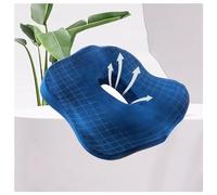 Coccyx Pillow, Tailbone Pain Relief Cushion for Pressure Relief, Sciatica Cushion for Long Sitting Hours on Office,Car,ABlue