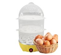 Cocedor De Eléctrico De 3 Niveles - Cocedor De Automático Para Duros Con Taza Medidora De Agua Protección Contra Desbordamiento Fácil De Usar Preparación Rápida Aparato De Cocina