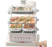 Cocedor de huevos 2 en 1, vaporera eléctrica con capacidad para 12 huevos, 250 W, doble capa para huevos pasados por agua, medianos y duros, bandeja extraíble de fácil limpieza, multifuncional para