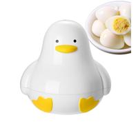 Cocedor de huevos con forma de - Accesorio para hervir huevos de 15,3 x 15 cm, hornillo de microondas para 4 huevos, hornillo doméstico, hornillo de huevos multifunción con forma de | Herramienta de