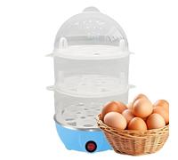 Cocedor De Huevos Duros,Vaporizador Automático De 3 Niveles Para Huevos Duros - Dispositivo De Cocción Al Vapor Con Seguridad Para Cocinas Profesionales Y Domésticas