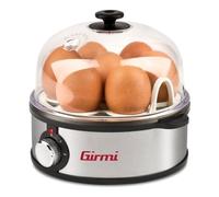 Cocedor De Huevos Girmi CU2500 Negro Y Acero Inoxidable